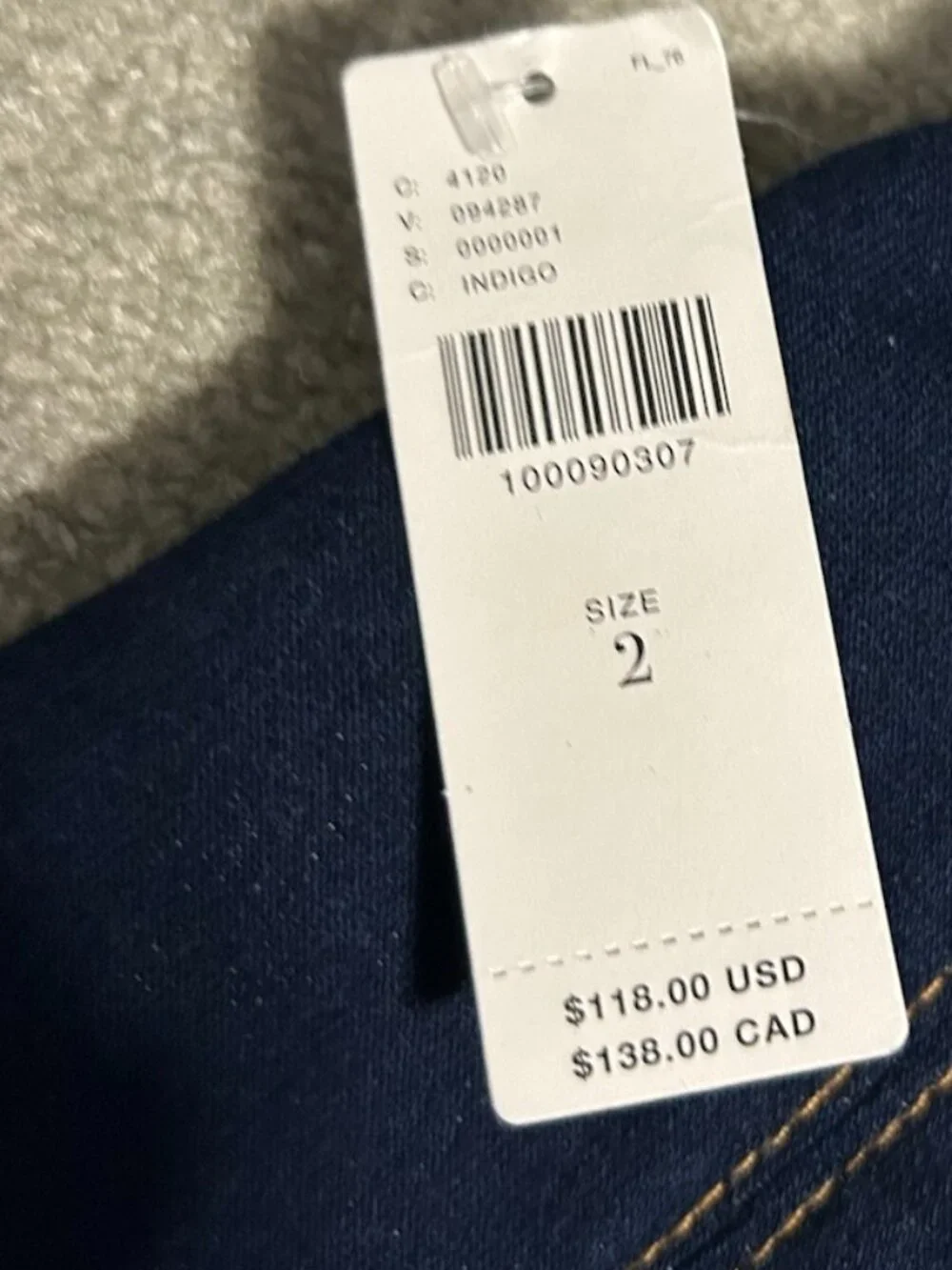 NWT Anthropologie Seamed Pleated Indigo Denim Mini Skirt Women's Size 2 - Picture 10 of 13